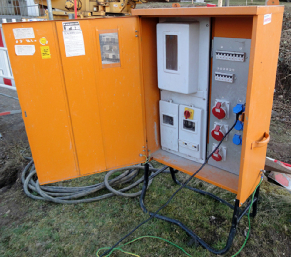 Baustromkasten bei Marco Neumann Elektrotechnik in Barsbüttel
